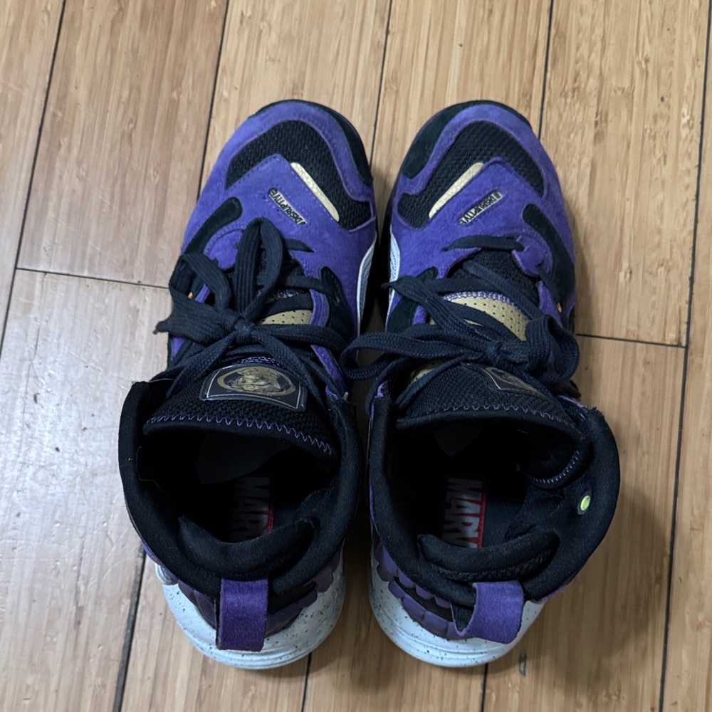 Marvel Sneakers - Purple, Black, and Gold